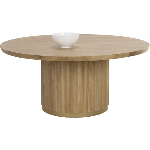 Kalla 68 X 30.5 inch Rustic Oak Dining Table